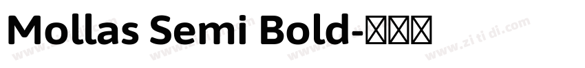 Mollas Semi Bold字体转换
